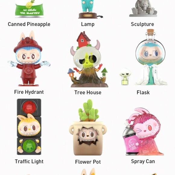 NEW Authentic POPMART Labubu Monsters Almost Hidden Series Figures Blind Box - Picture 7 of 7